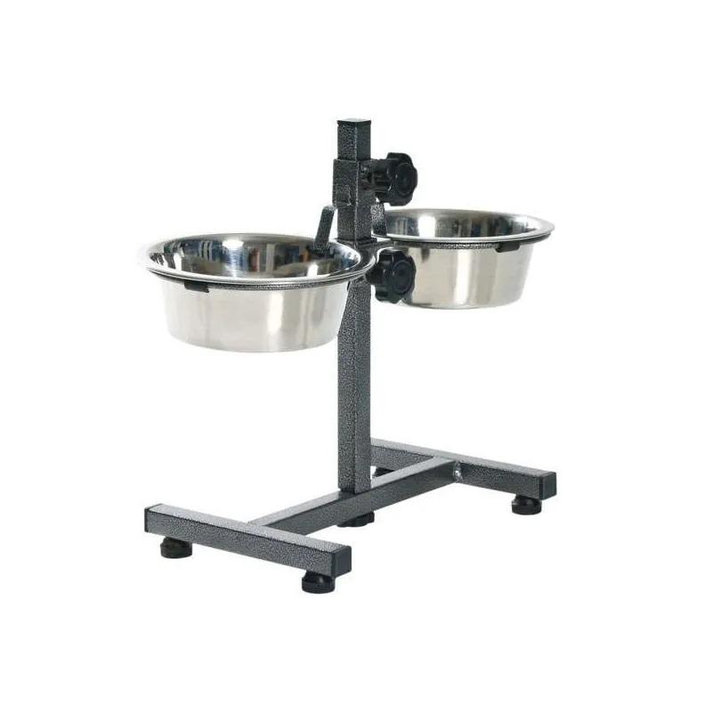 Hundenäpfe & Tränken Trixie Hundebar mit Edelstahlnäpfen - 2 x 1,8...
