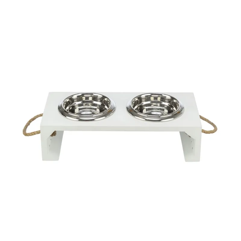 Hundenäpfe & Tränken Trixie BE NORDIC Napf-Set, MDF/Edelstahl - 2...