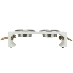 Hundenäpfe & Tränken Trixie BE NORDIC Napf-Set, MDF/Edelstahl - 2...