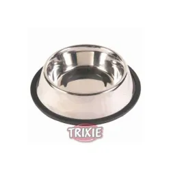Hundenäpfe & Tränken Trixie Edelstahlnapf mit Gummiring - 0,45 l...