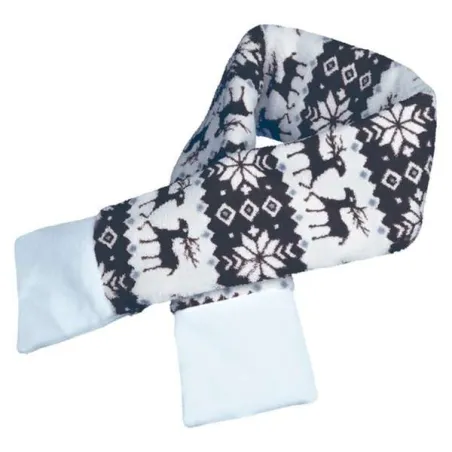 Hundewelt Trixie Xmas Fleeceschal - grau/weiß - L / 90 cm jetzt online