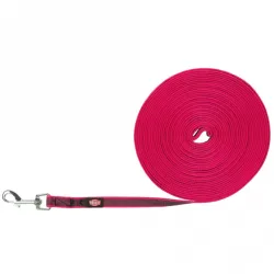 Leinen Trixie Schleppleine, gummiert - fuchsia - 15 m/15 mm jetzt...