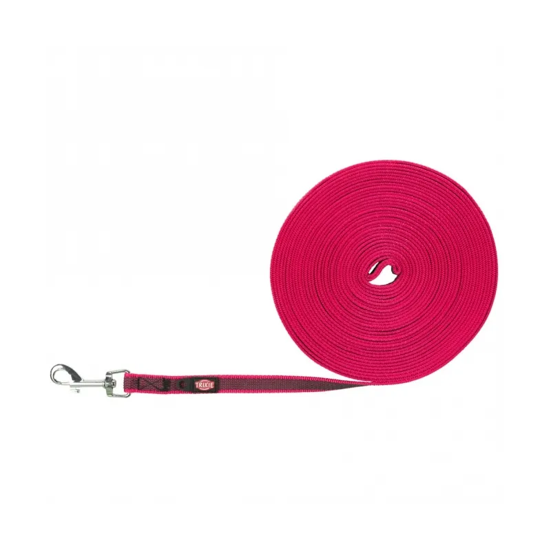 Leinen Trixie Schleppleine, gummiert - fuchsia - 15 m/15 mm jetzt...