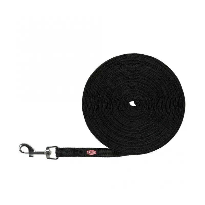 Leinen Trixie Schleppleine, gummiert - schwarz - 10 m/15 mm jetzt...
