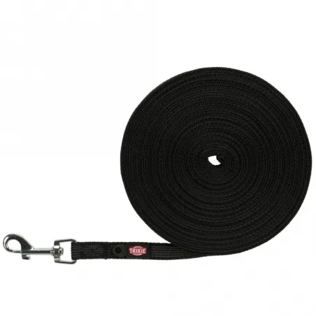 Leinen Trixie Schleppleine, gummiert - schwarz - 10 m/15 mm jetzt...