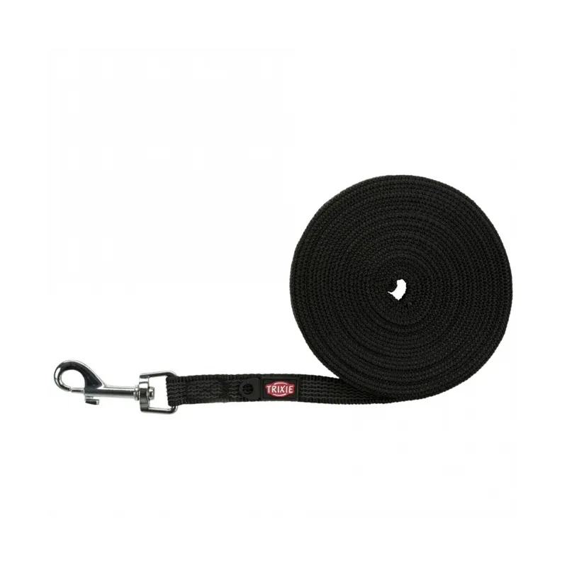 Leinen Trixie Schleppleine, gummiert - schwarz - 5 m/15 mm jetzt...
