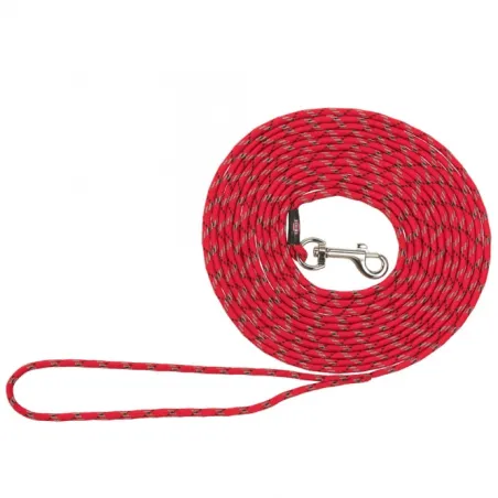 Leinen Trixie Junior Welpen-Schleppleine, rund - Rot / 4m, ø 4mm...