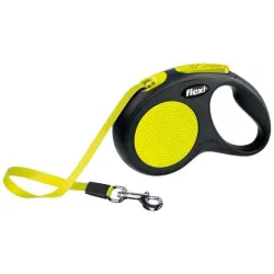 Leinen Flexi New Classic Neon Gurt-Roll-Leine - S / Gelb jetzt online