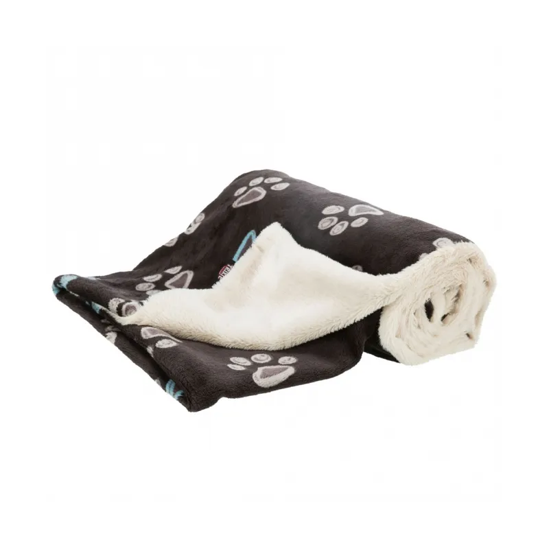 Betten & Körbe Trixie Plüsch-Decke Jimmy - taupe/beige - 100 × 70...