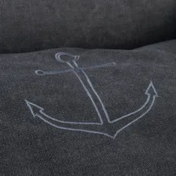 Betten & Körbe Trixie BE NORDIC Bett Föhr - Schwarz - 60 × 50 cm...