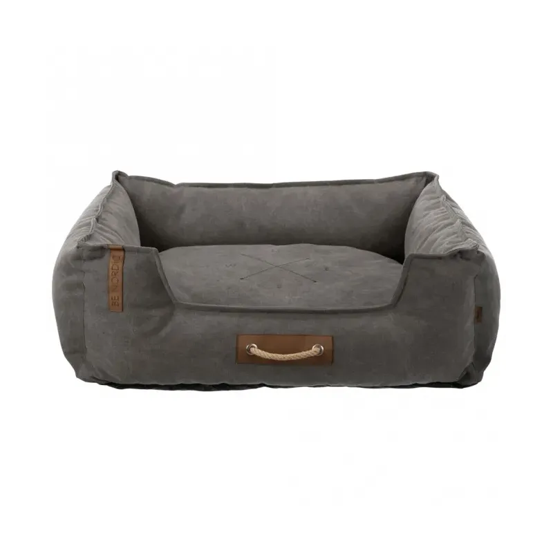 Betten & Körbe Trixie BE NORDIC Bett Föhr - dunkelgrau - 100 x 80...