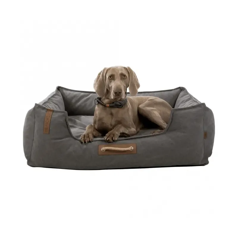 Betten & Körbe Trixie BE NORDIC Bett Föhr - dunkelgrau - 80 x 60...