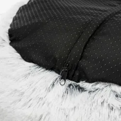 Betten & Körbe Trixie Bett Harvey - rund - weiß-schwarz / 60 cm...