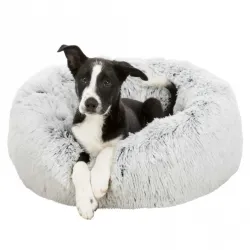 Betten & Körbe Trixie Bett Harvey - rund - weiß-schwarz / 80 cm...