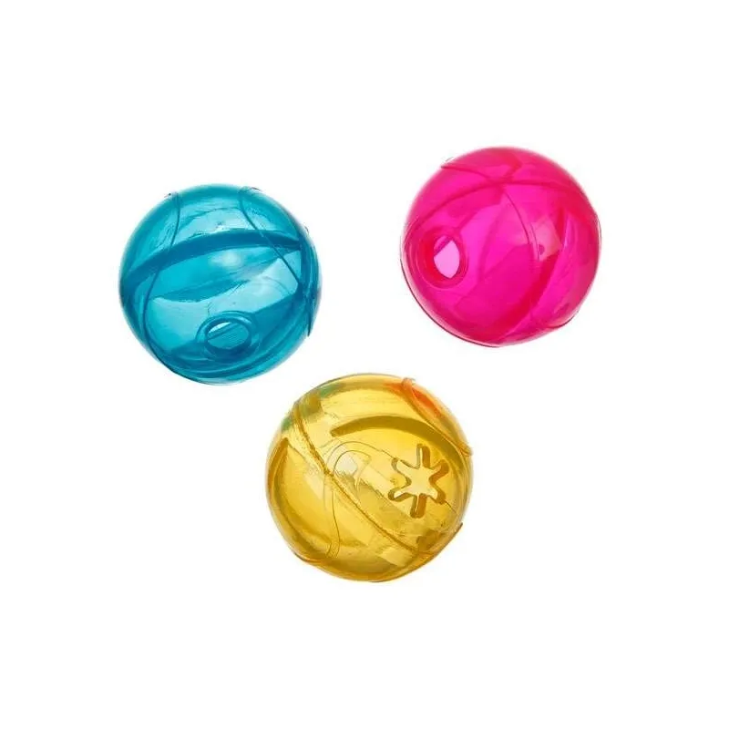 Katzenspielzeug Karlie Good4Fun TPR Futterball mit Catnip - 6 cm...