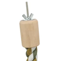 Ausstattung & Zubehör Trixie Baumwoll-Sitzstange - 66 cm / 18 mm...