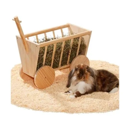 Ausstattung & Zubehör Karlie Holzheuraufe Bollerwagen - 42x24x31...