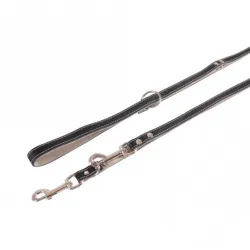 Leinen Karlie Führleine Chic - Schwarz/Grau, 200 cm / 18 mm jetzt...