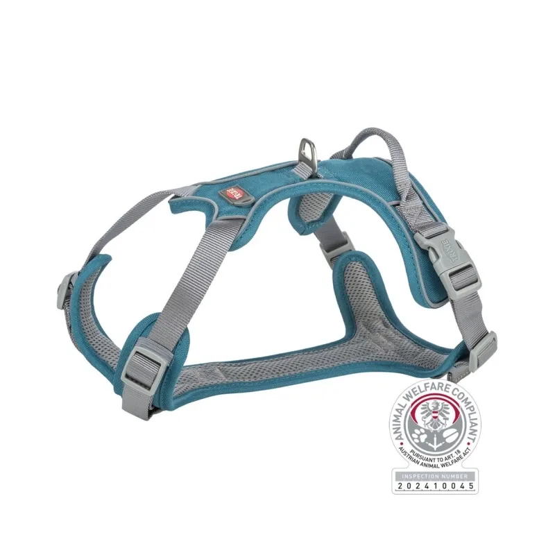 Halsbänder & Leinen Trixie Premium Active Geschirr - petrol -...