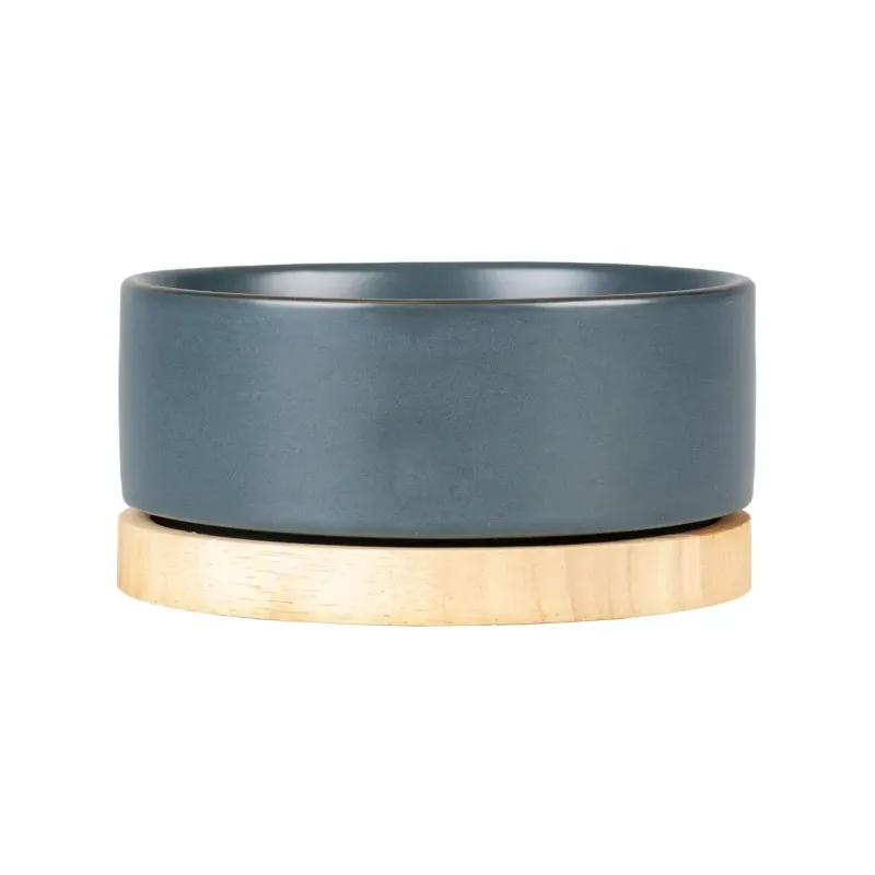 Katzennäpfe & Tränken Duvoplus Keramiknapf Stone Timber blau -...