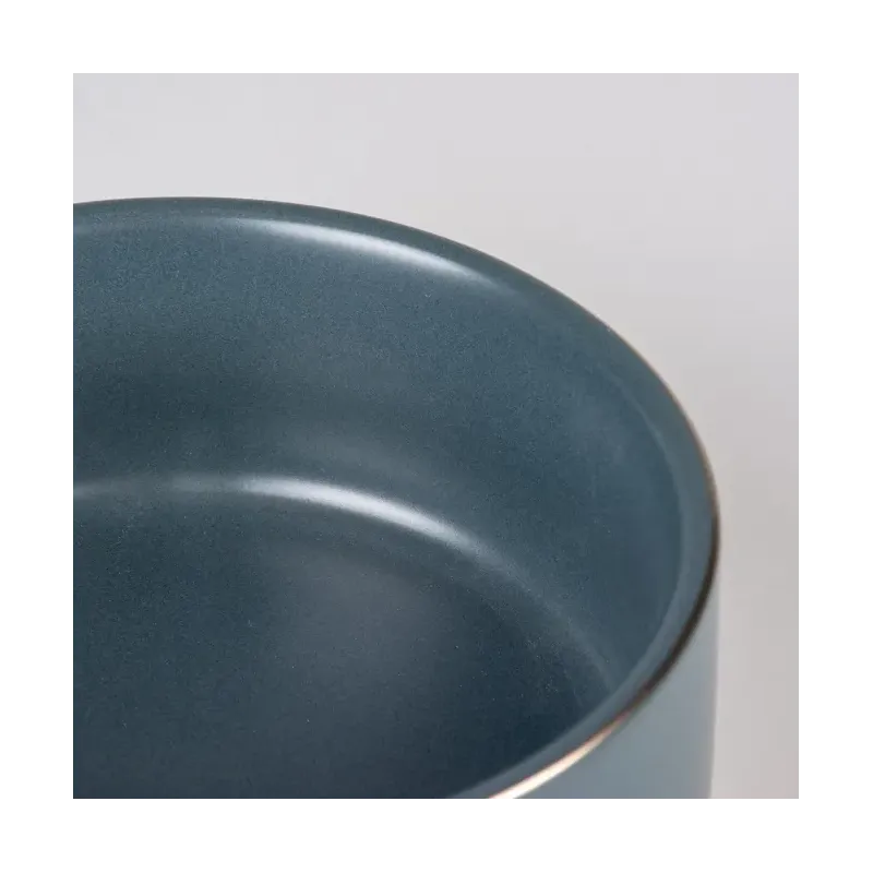 Katzennäpfe & Tränken Duvoplus Keramiknapf Stone Timber blau -...