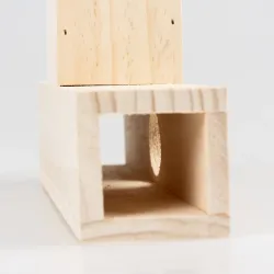 Ausstattung & Zubehör Duvoplus Nager-T-Tunnel aus Holz jetzt online