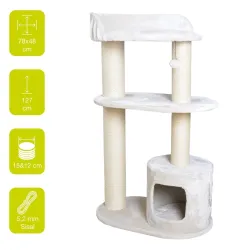 Kratzbäume & -möbel EBI Kratzbaum Bedford 127 - Creme jetzt online