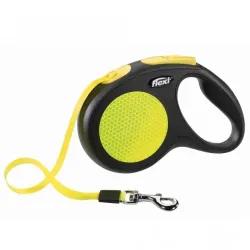 Leinen Flexi New Classic Neon Gurt-Roll-Leine - M / Gelb jetzt online