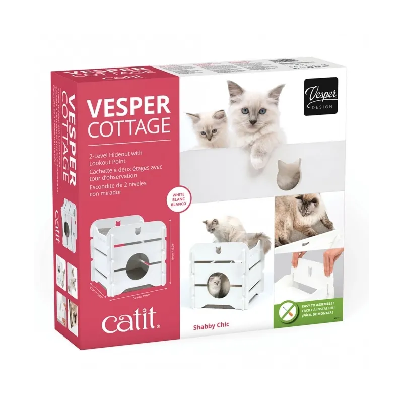 Katzenbetten & Katzenkörbe Vesper Katzenhöhle Cottage - Weiß jetzt...
