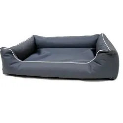 Betten & Körbe Lebon Hundebett Paula 3 - 120 x 90cm - Dunkelbeige...