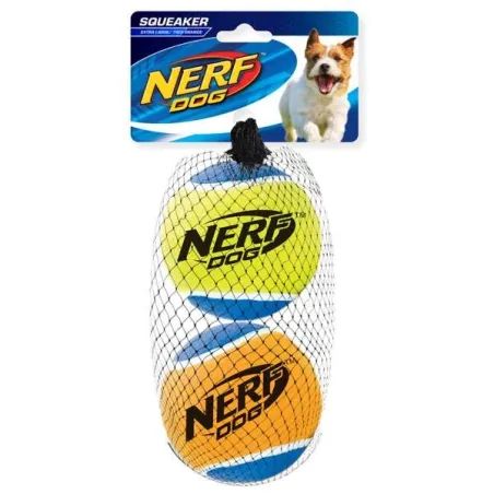 Hundespielzeug & Sport NERF DOG Tennisball mit Quietscher - L /...