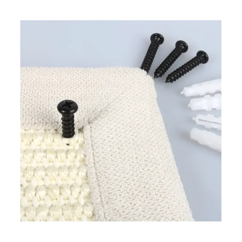 Kratzbäume & -möbel EBI Eck-Kratzmatte Krappa - 58 x 38cm - weiß...