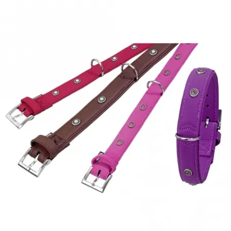 Halsbänder Karlie Art Buffalo Deco Halsband - Rot - 60cm / 30mm...