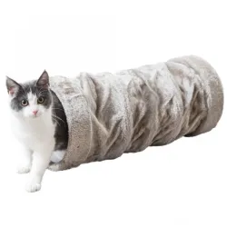 Katzenspielzeug Trixie Crunch Plüschtunnel, 60 cm - Grau jetzt online