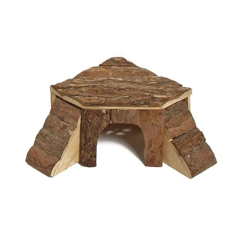 Ausstattung & Zubehör Karlie Naturholzhaus mit 2 Leitern - Klein...