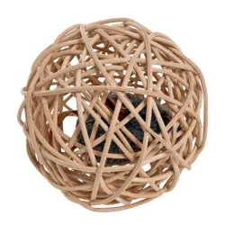 Katzenspielzeug Karlie Mouseball - Weidenball mit Soundchipmaus...