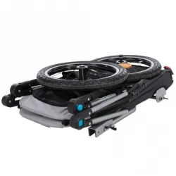 Reise & Transport Trixie Fahrrad-Anhänger für Hunde - grau/schwarz...