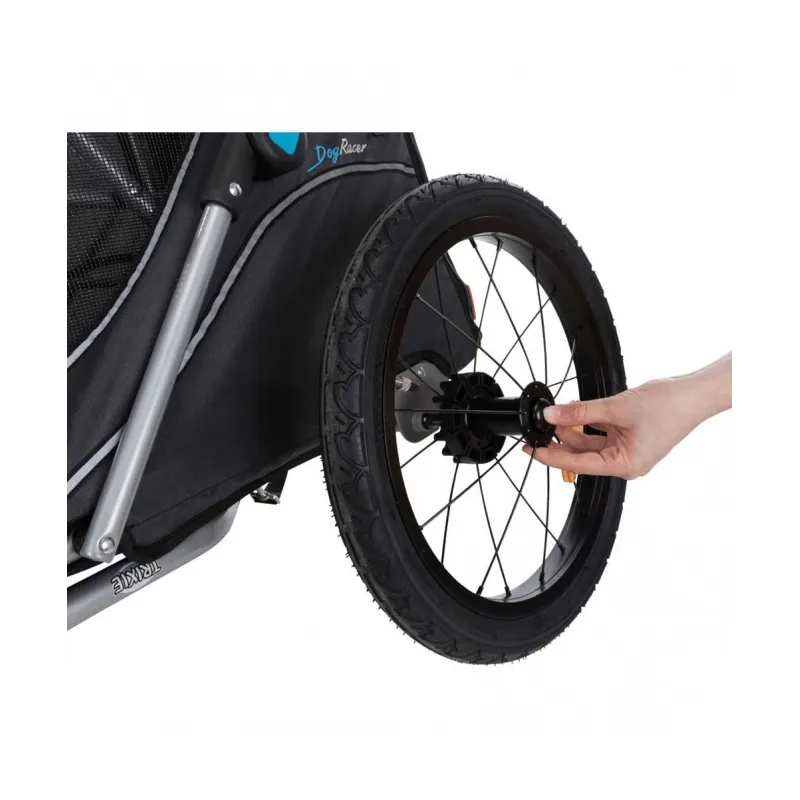 Reise & Transport Trixie Fahrrad-Anhänger für Hunde - grau/schwarz...