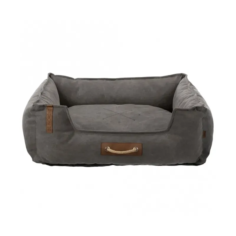 Betten & Körbe Trixie BE NORDIC Bett Föhr - dunkelgrau - 80 x 60...