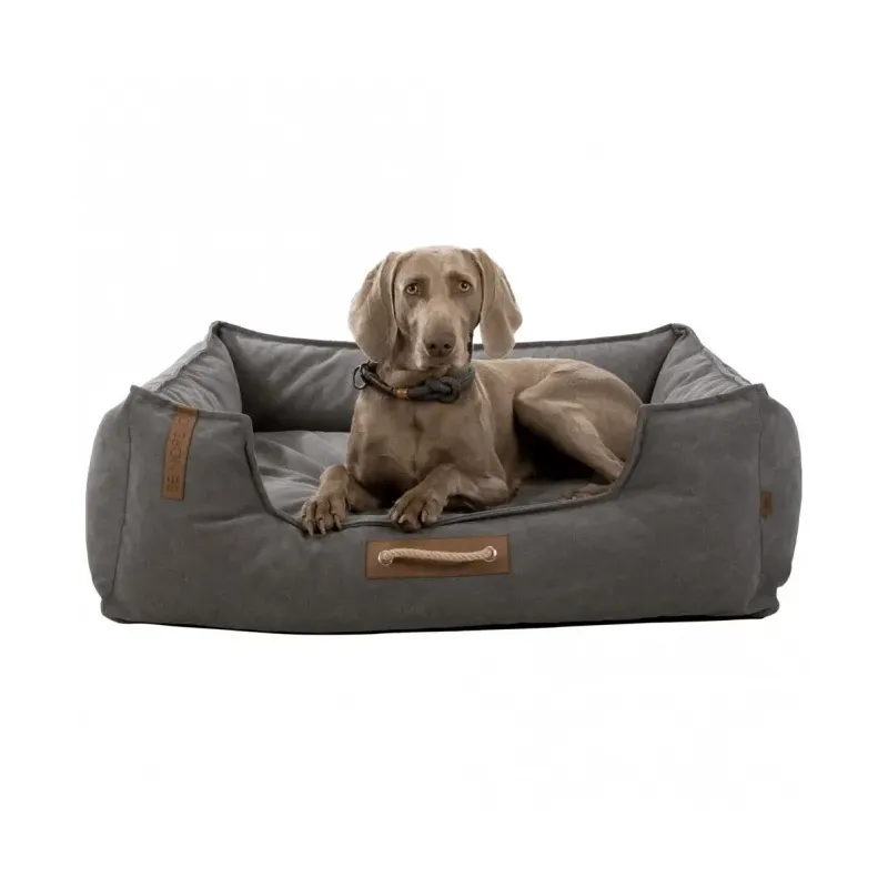 Betten & Körbe Trixie BE NORDIC Bett Föhr - dunkelgrau - 80 x 60...