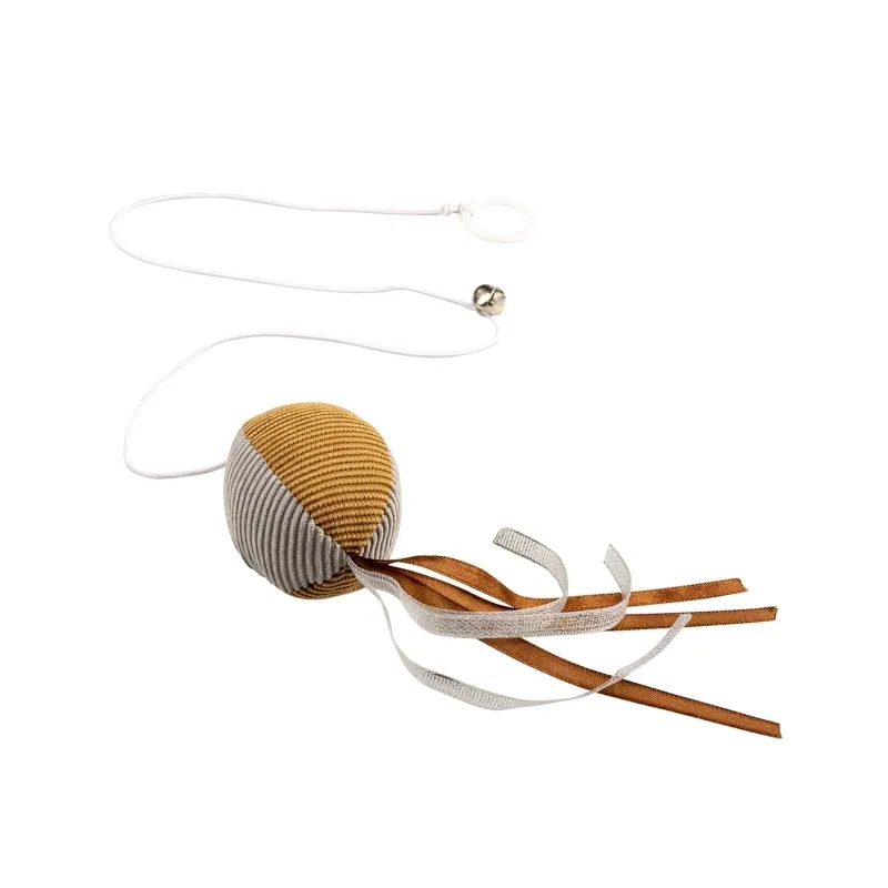 Katzenspielzeug Duvoplus Cat Toy Cushy Ball am Gummiband -...