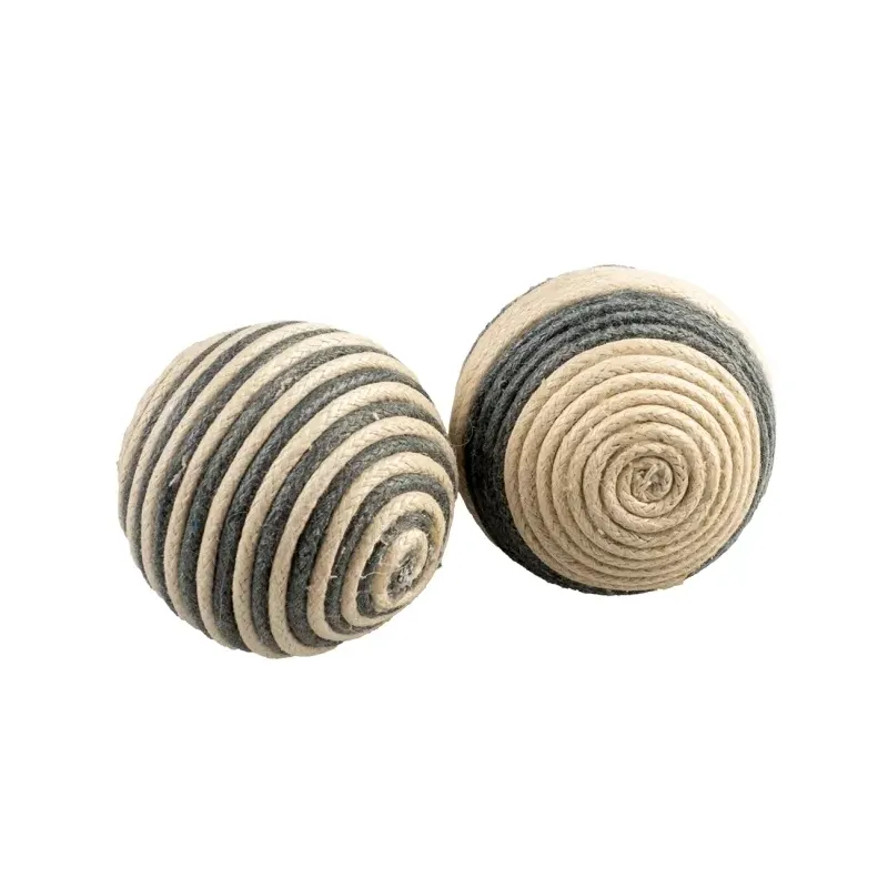 Katzenspielzeug Duvoplus Cat Toy Rope Bälle grau - 2 Stück jetzt...