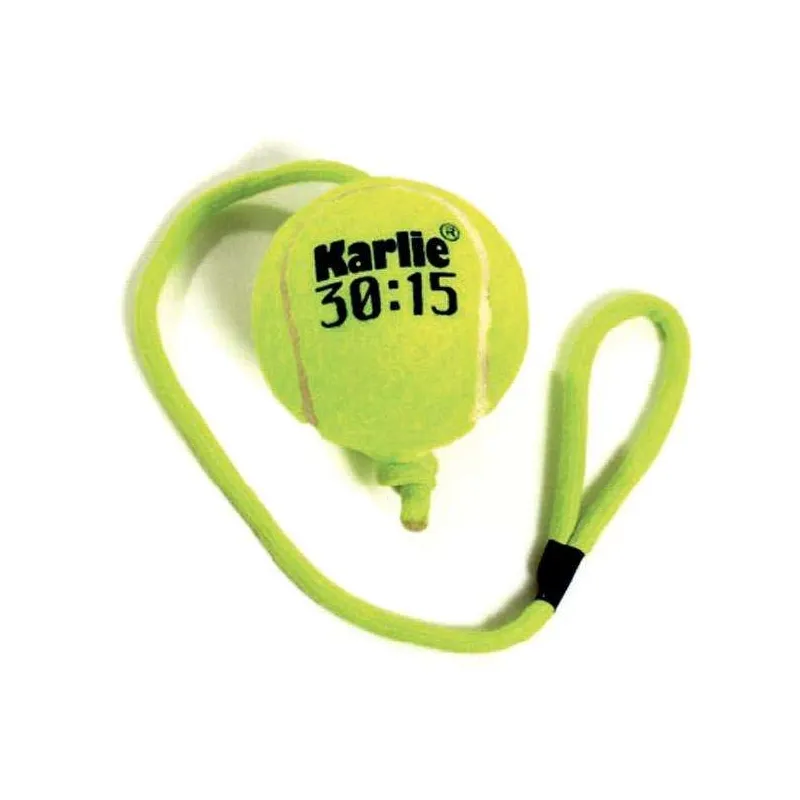 Hundespielzeug & Sport Karlie Tennisball mit Seil - 6 cm jetzt online