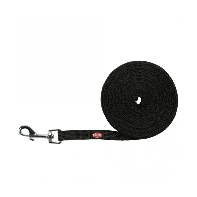 Leinen Trixie Schleppleine, gummiert - schwarz - 5 m/15 mm jetzt...