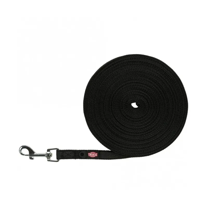 Leinen Trixie Schleppleine, gummiert - schwarz - 10 m/15 mm jetzt...