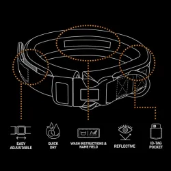 Halsbänder Duvoplus EXPLOR Ultimate Fit Comfy Halsband Safety -...