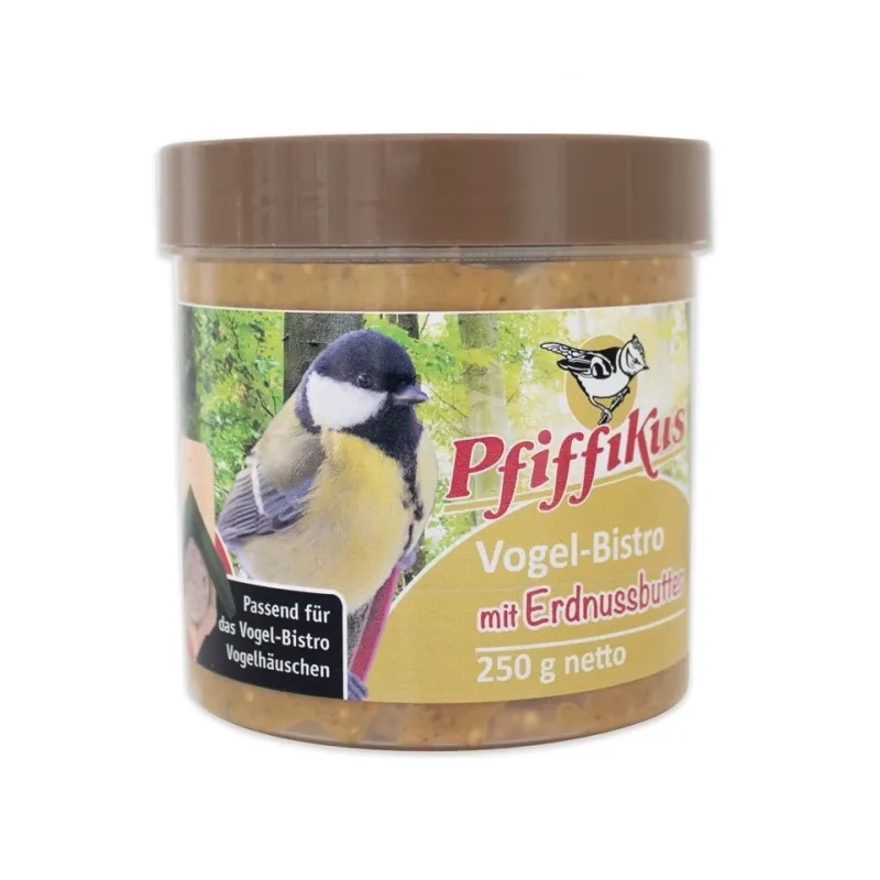 Gartenvogelfutter Pfiffikus Vogel-Bistro Erdnussbutter 250g jetzt...