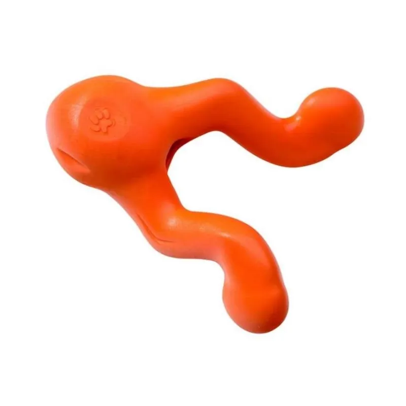 Hundespielzeug & Sport West Paw Tizzy Mini - 11cm - Orange jetzt...