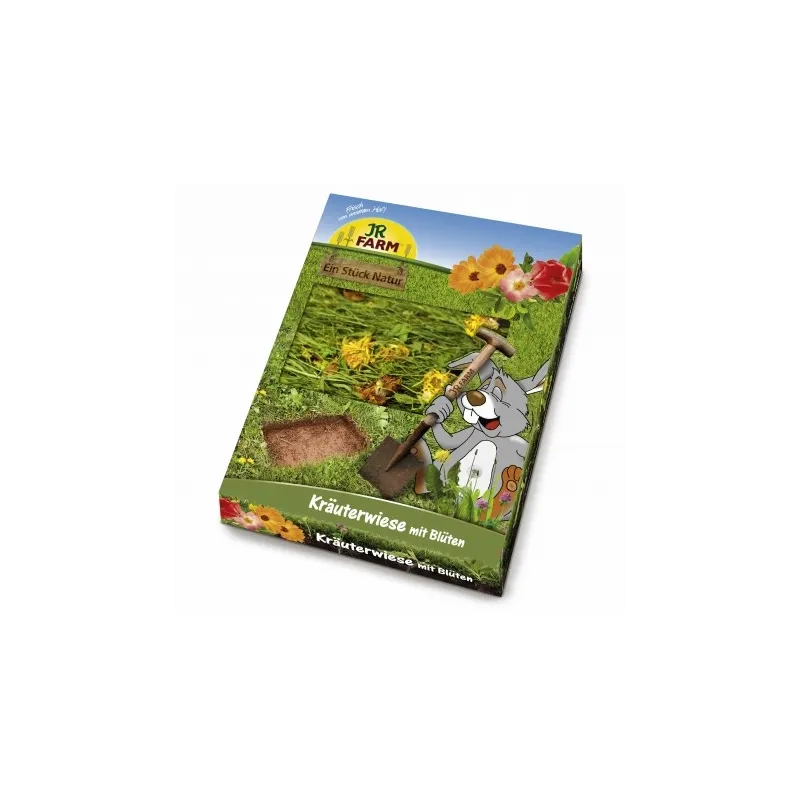 Kleintierfutter & Snacks JR Farm Kräuterwiese mit Blüten 750g...