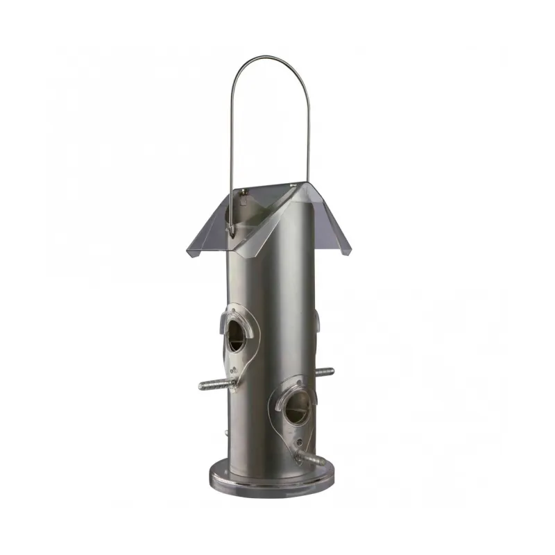 Vogelwelt Trixie Außen-Futtersäule 800ml - silber jetzt online